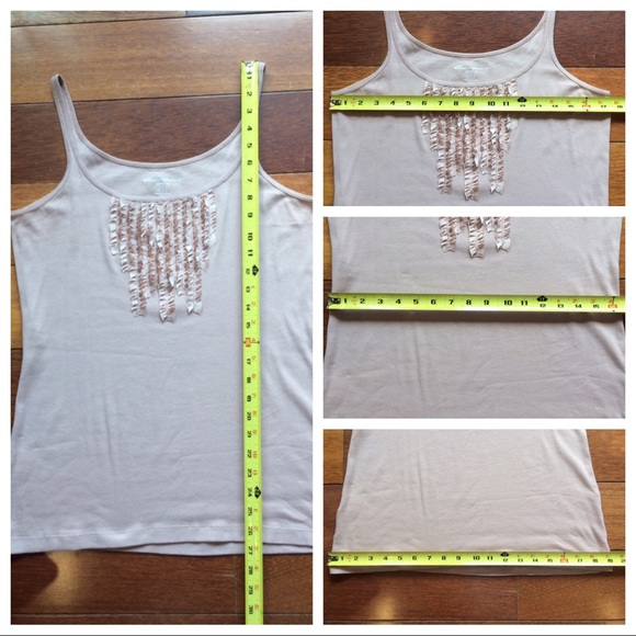 Dusty Rose Ruffle Detail Tank from Eddie Bauer - Picture 6 of 6